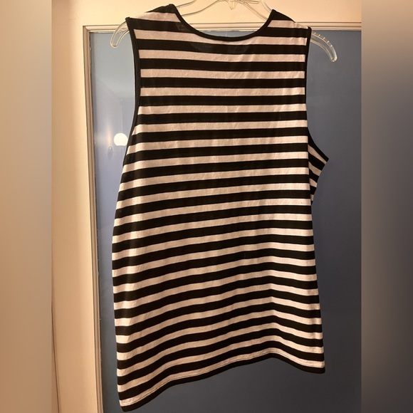 ASOS CURVE black&white striped tank size 12 - Picture 3 of 3